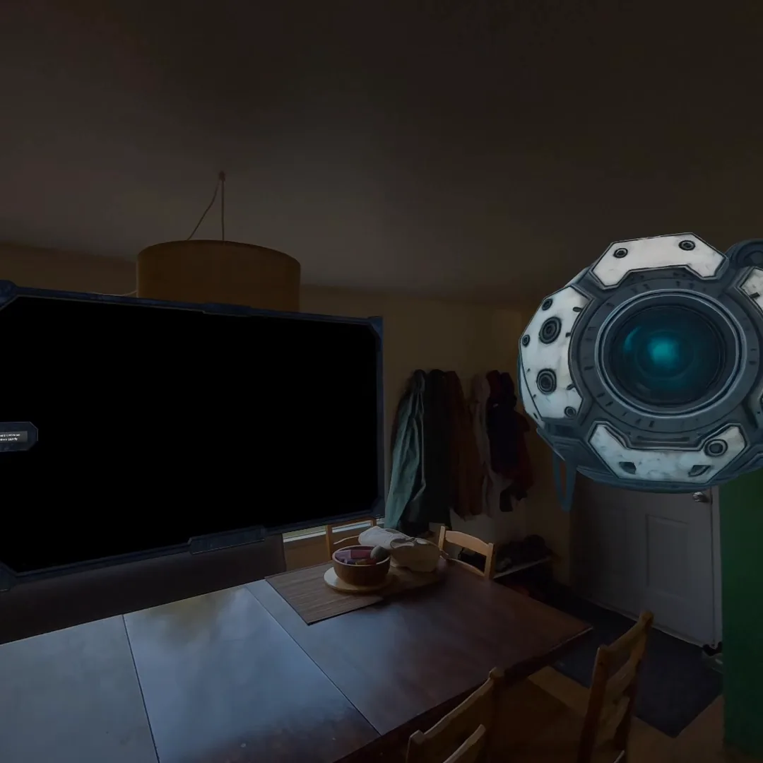 ELSEWHERE trailer: Fabio the survey robot restyles the room into another dimension
