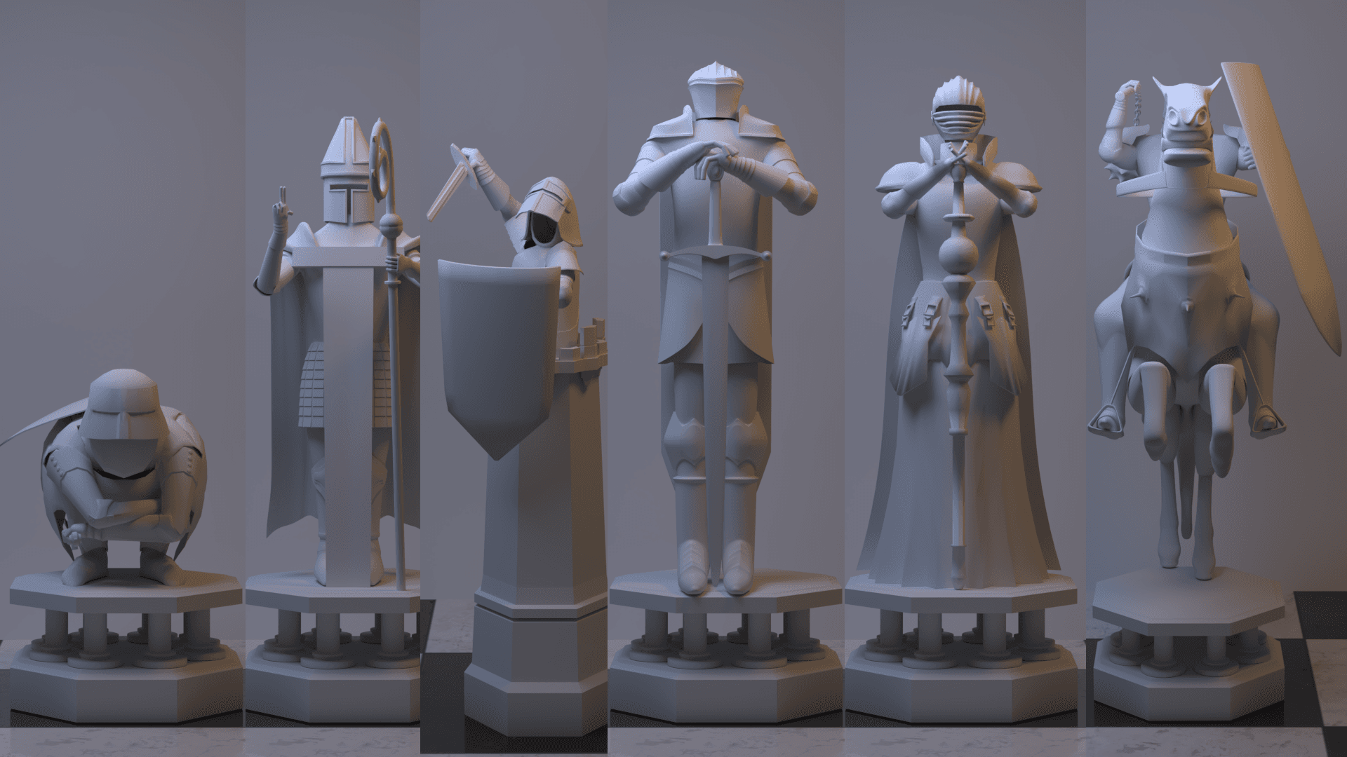 Wizards Chess VR board