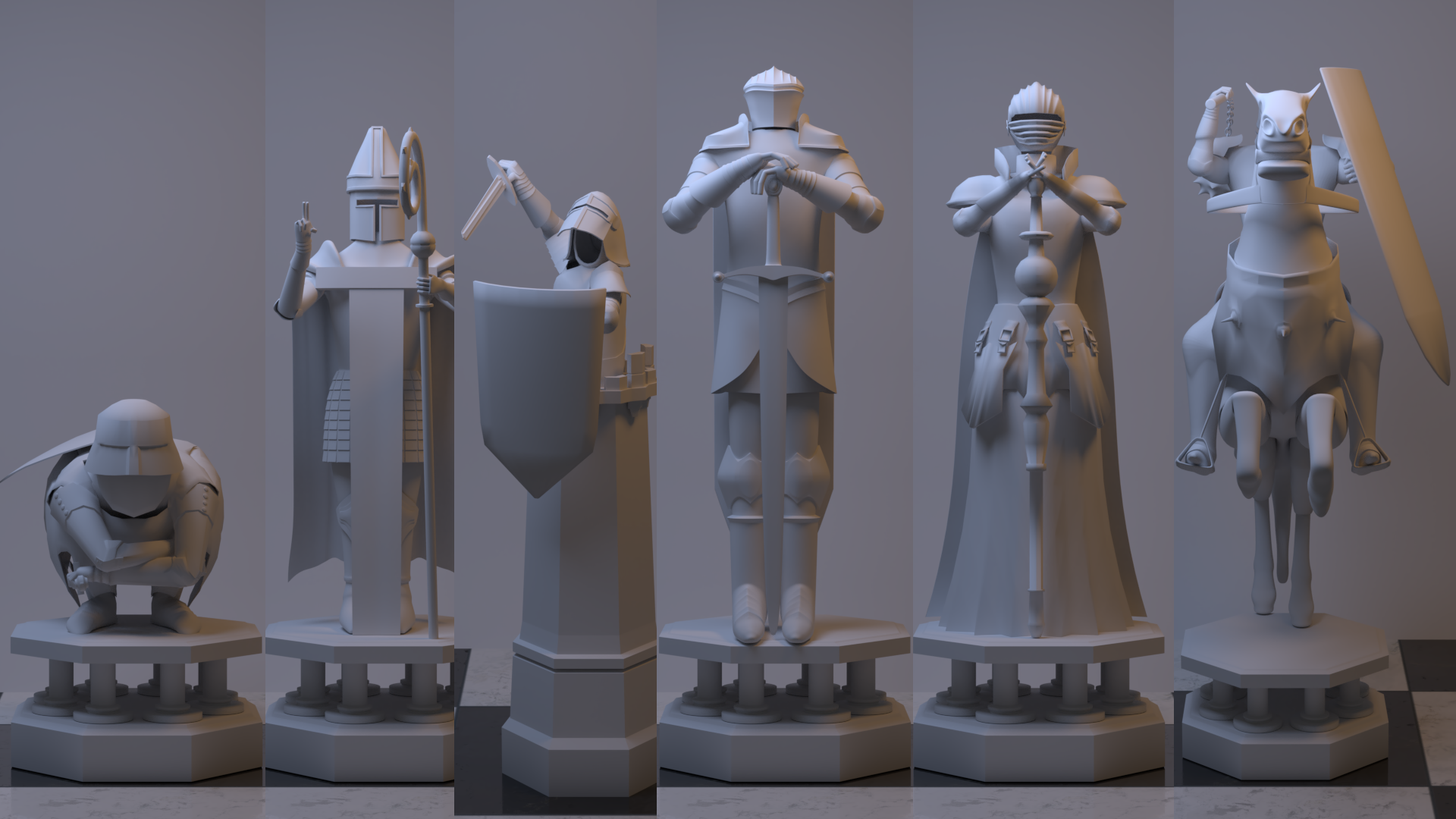 Wizards Chess VR board